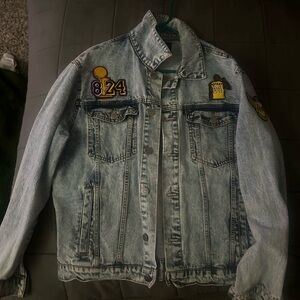 KOBE BRYANT Custom Made Denim jacket, SIZE XL, 1 Of 1,